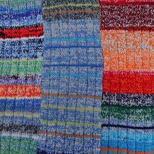 Hand Made Hand Knit Throw Blanket Granny Square